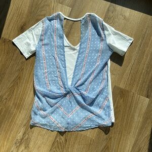 Sandro open back shirt